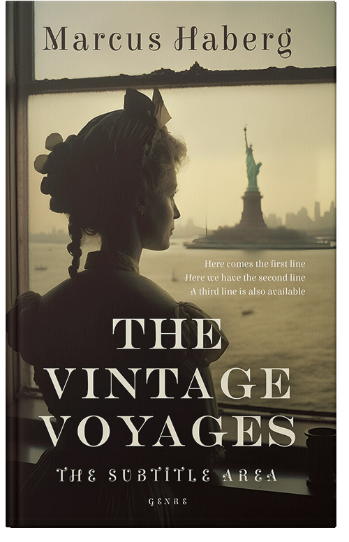 Front view of Premade Historical Book Cover - Akaroa