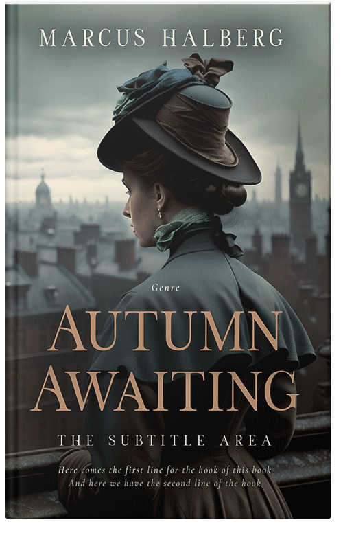 Front view of Premade Historical Book Cover - Heavy Metal