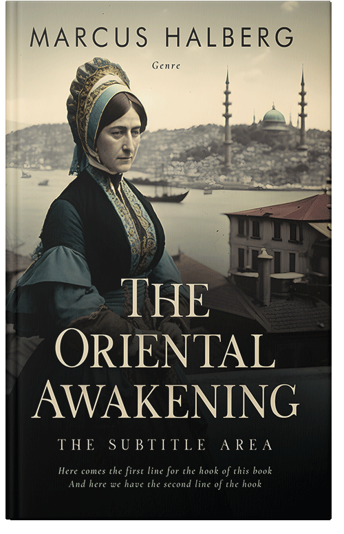 Front view of Premade Historical Book Cover - Log Cabin