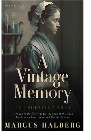 Pre Made Book Cover Log Cabin