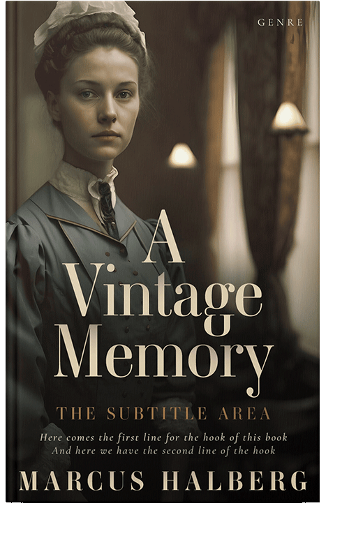 Front view of Oil #27123 - Premade Historical Book Cover | BookCoverZone