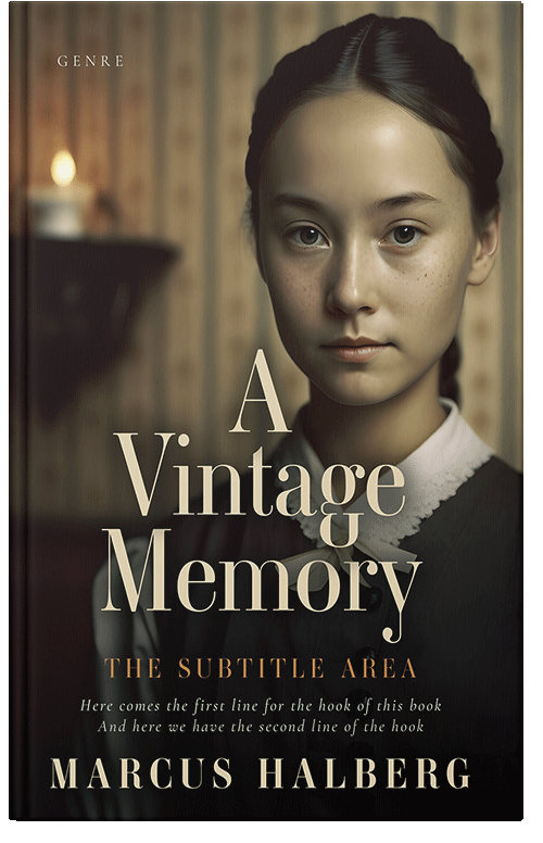 Front view of Zeus #27124 - Premade Romance Book Cover