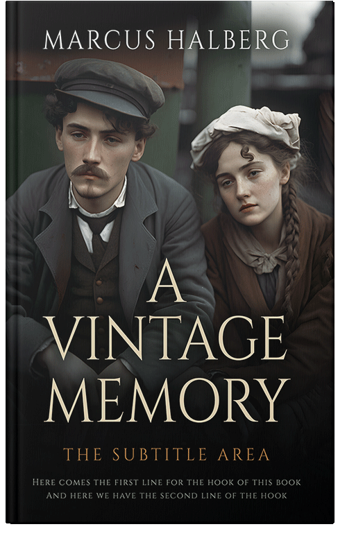 Front view of Cod Gray #27130 - Premade Romance Book Cover