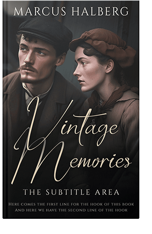 Pre Made Book Cover Cod Gray