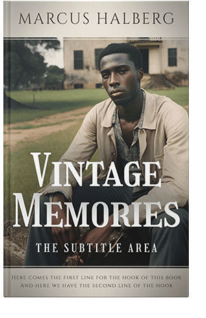 Pre Made Book Cover Bison Hide