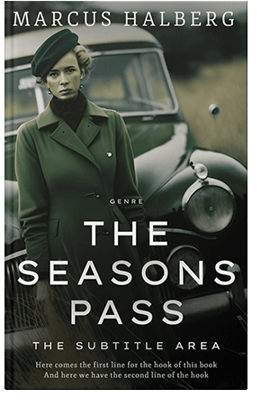 Pre Made Book Cover Log Cabin