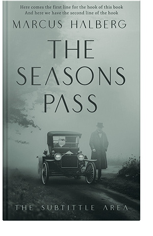 Pre Made Book Cover Edward