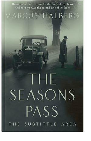 Pre Made Book Cover Outer Space