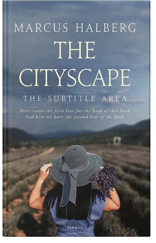 Front view of Pale Sky #27160 - Premade Literary Fiction Book Cover