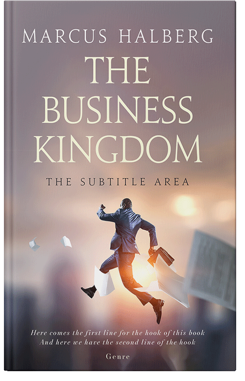 Front view of Premade Business Book Cover - Bazaar