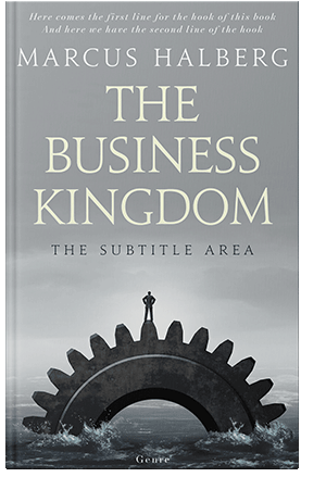 Pre Made Book Cover Gray Chateau