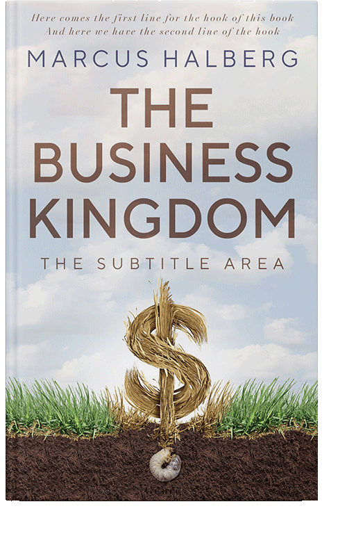 Front view of Iron #27166 - Premade Business Book Cover