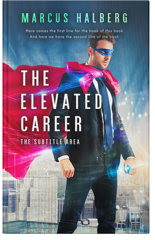 Front view of Can Can #27170 - Premade Business Book Cover