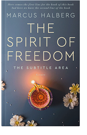 Pre Made Book Cover Comet