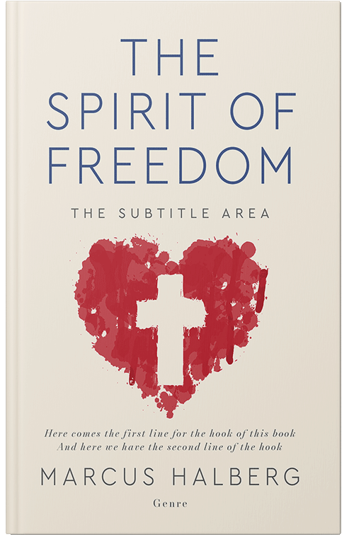 Front view of Ecru White #27182 - Premade Religion & Spirituality Book Cover