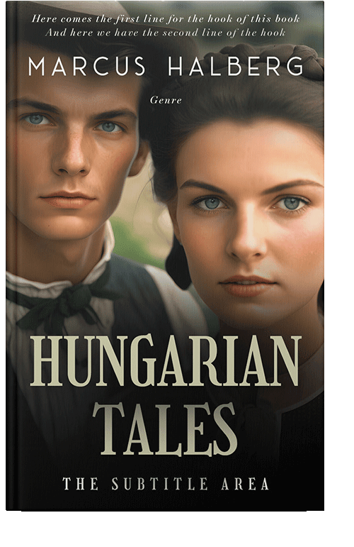 Front view of Tan #27193 - Premade Historical Book Cover