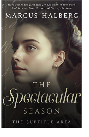 Pre Made Book Cover Cocoa Brown