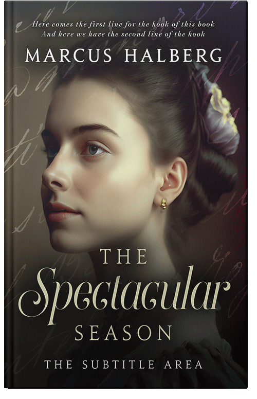 Front view of Cocoa Brown #27195 - Premade Romance Book Cover