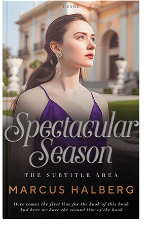 Pre Made Book Cover Vanilla