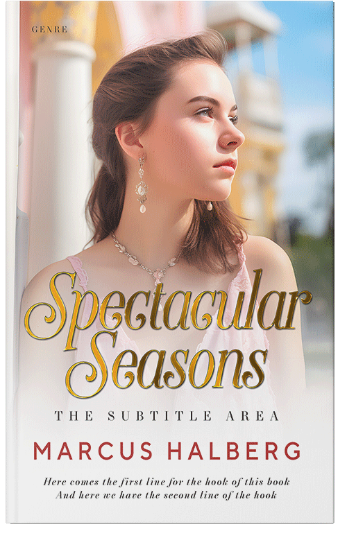 Front view of Premade Royal Romance Book Cover - Wafer