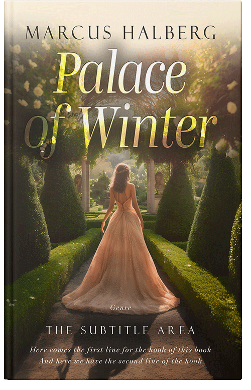 Front view of Lisbon Brown #27213 - Premade Romance Book Cover