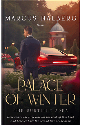 Pre Made Book Cover Cocoa Brown