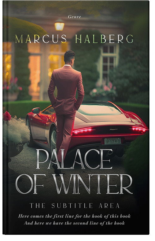 Front view of Log Cabin #27215 - Premade Mystery & Thriller & Suspense Book Cover