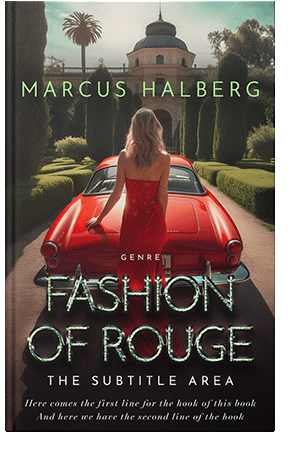 Pre Made Book Cover Cocoa Brown