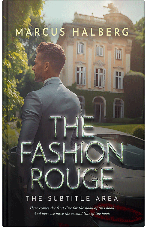 Front view of Dune #27223 - Premade Romance Book Cover