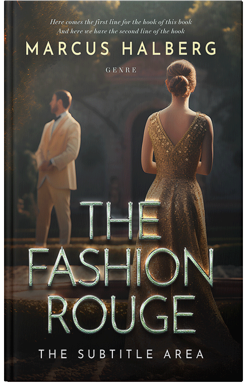 Front view of Zeus #27227 - Premade Romance Book Cover