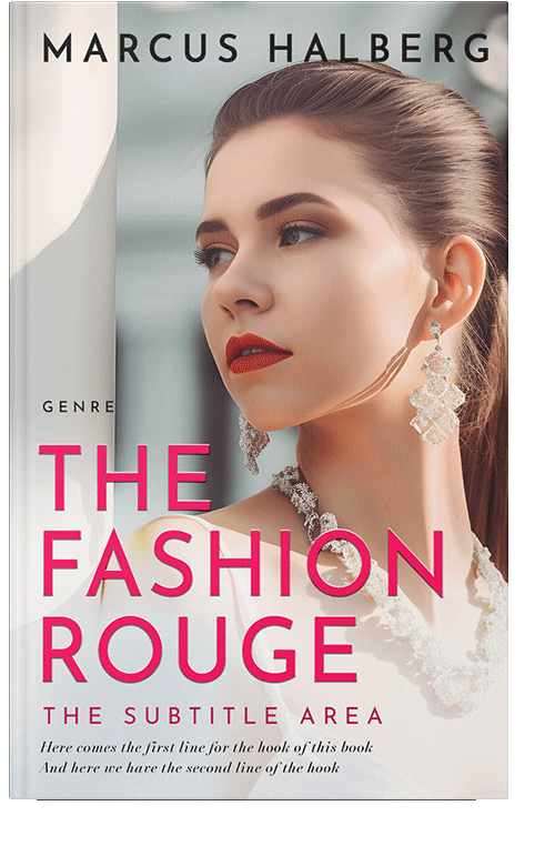 Front view of Swirl #27231 - Premade Romance Book Cover | BookCoverZone