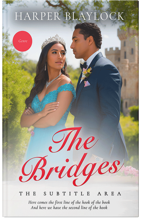 Front view of Premade Romance Book Cover - Cloud
