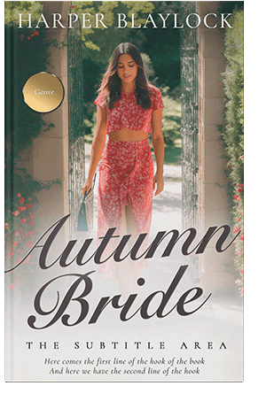 Pre Made Book Cover Wafer