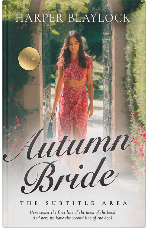 Front view of Premade Romance Book Cover - Wafer