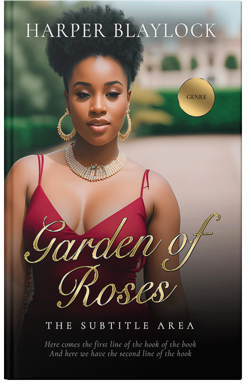 Front view of Premade Romance Book Cover - Cameo