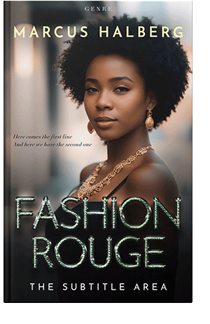 Pre Made Book Cover Soft Amber