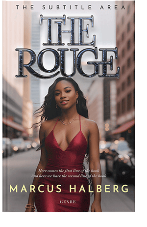 Pre Made Book Cover Silver Rust