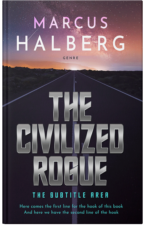 Front view of Thatch #27264 - Premade Mystery & Thriller & Suspense Book Cover