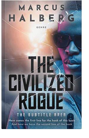 Pre Made Book Cover Pickled Bluewood