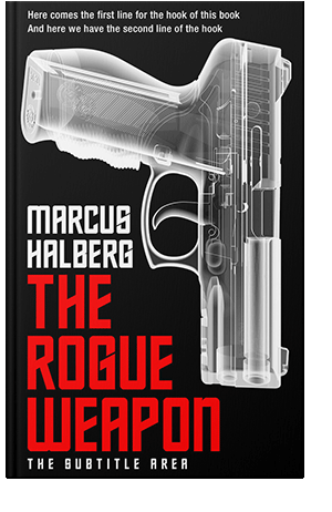 Pre Made Book Cover Silver