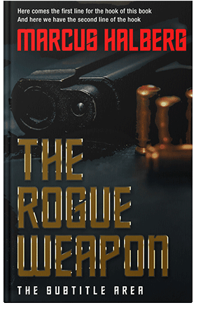 Pre Made Book Cover Raw Sienna