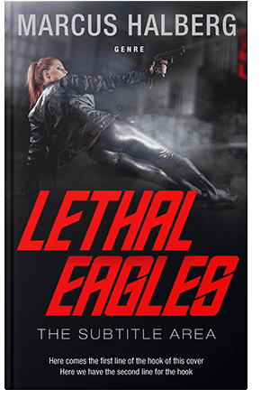 Pre Made Book Cover Cinnabar