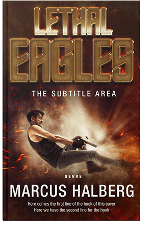 Pre Made Book Cover Tan