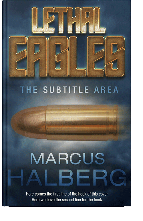 Front view of Outer Space #27285 - Premade Action & Adventure Book Cover