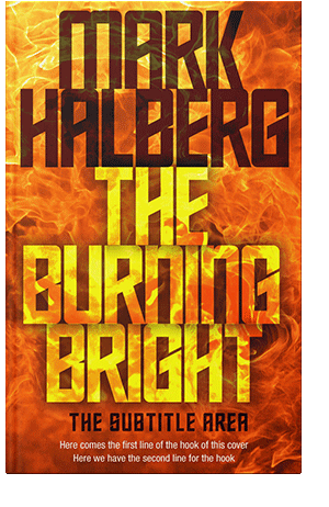 Pre Made Book Cover Rustic Red