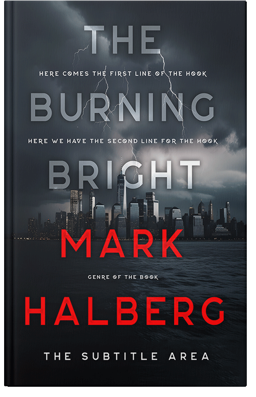 Front view of Premade Mystery & Thriller & Suspense Book Cover - Mirage