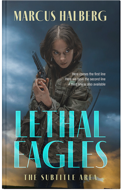 Front view of Outer Space #27300 - Premade Apocalyptica Book Cover