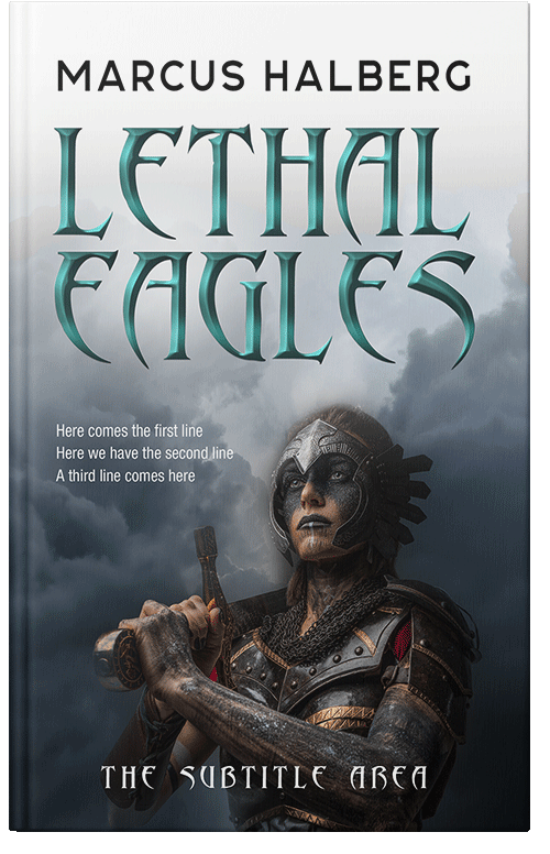Front view of Iron #27303 - Premade Fantasy Book Cover