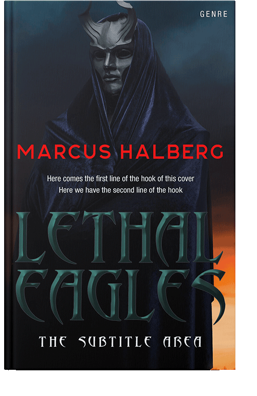 Front view of Bunker #27305 - Premade Fantasy Book Cover