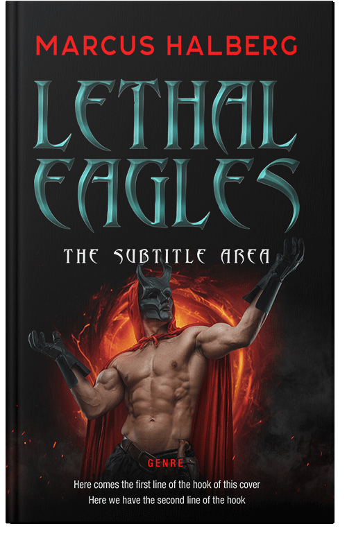 Front view of Cod Gray #27306 - Premade Fantasy Book Cover